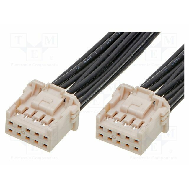 MOLEX Socket; male; PIN: 10; Inom: