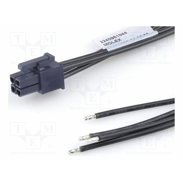 MOLEX Connector: wire-wire; PIN: 4; Inom:
