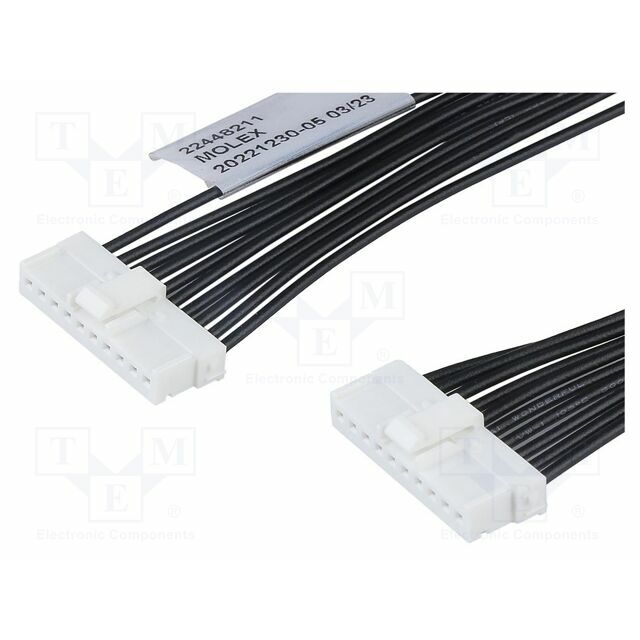 MOLEX Socket; PIN: 10; compression; 2mm
