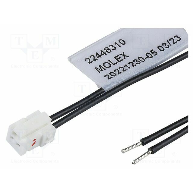 MOLEX PIN: 2; compression; 2mm; Plating: