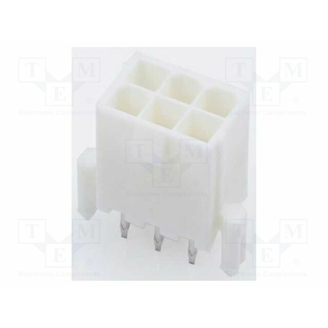 MOLEX Connector: wire-board; male; PIN: 6