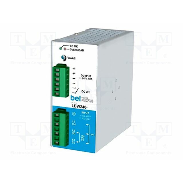 Power supply: switching; for DIN rail