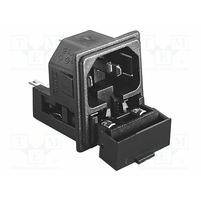 BULGIN Connector: AC supply; Inom: 10A