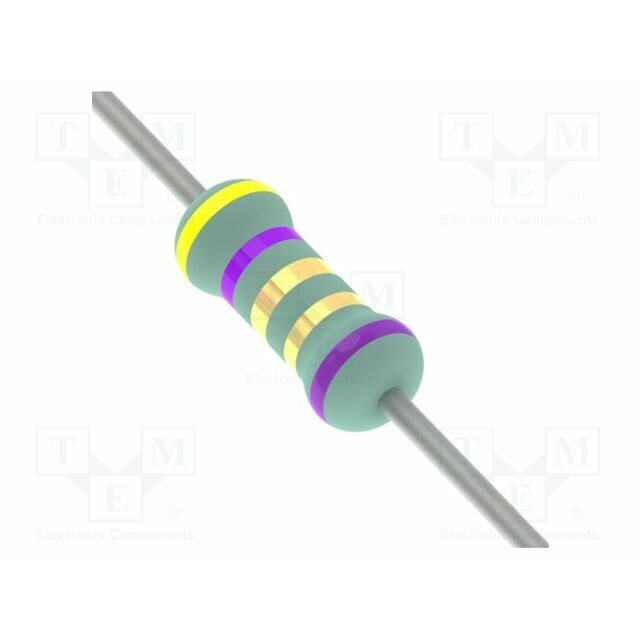 YAGEO Resistor: wire-wound; 4.7Ω; THT