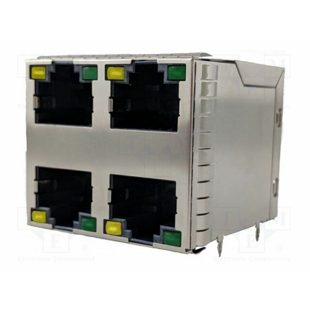 AMPHENOL Connector: RJ45; PIN: 32; Cat
