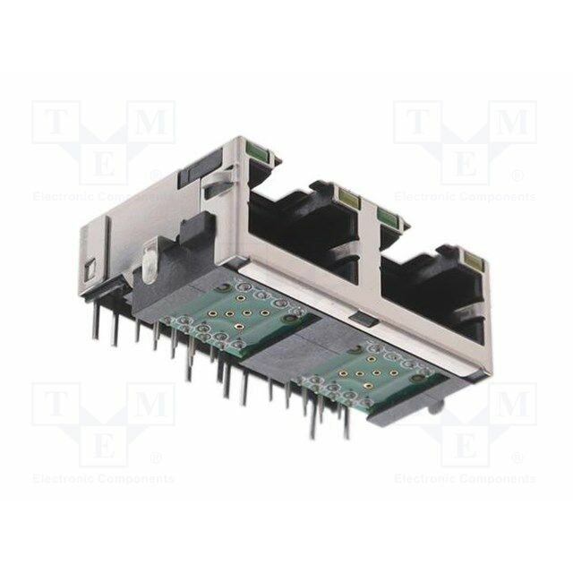 AMPHENOL Connector: RJ45; PIN: 16; Cat