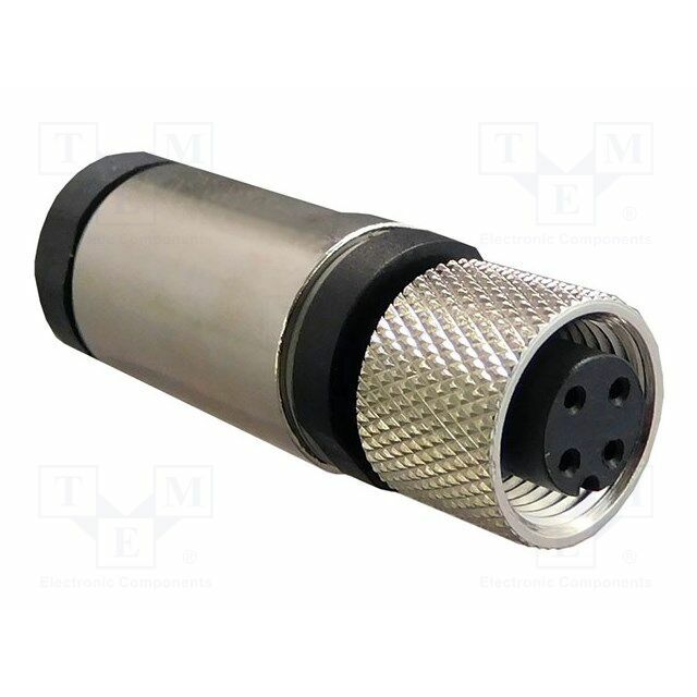 Connector: M12; socket; straight; IP67; IDC