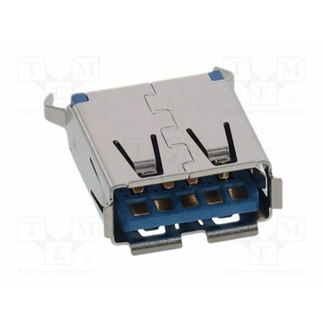 Connector: USB A; soldering; PIN: 9