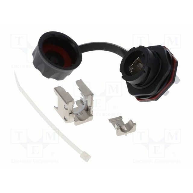 Connector: RJ45; SS; Cat 6a; shielded