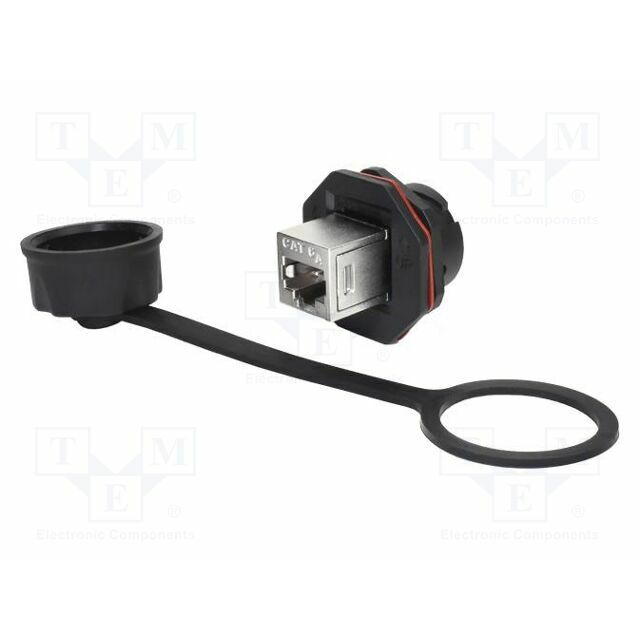 Connector: RJ45; Cat 6a; shielded; thermoplastic