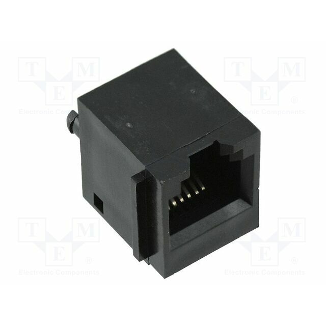 Connector: RJ12; socket; PIN: 6; unshielded