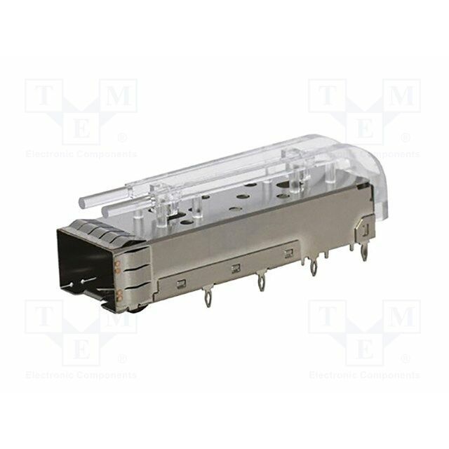 Connector: RJ45; shielded,EMI; THT; angled