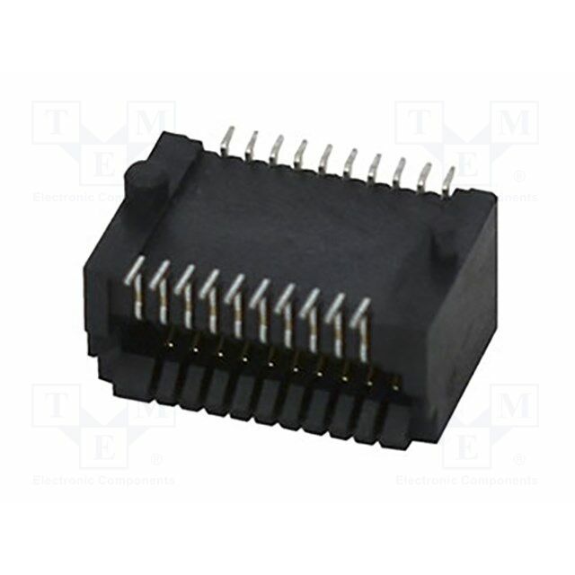 Connector: RJ45; PIN: 20; gold-plated; SMT