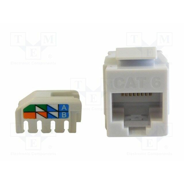 Connector: RJ45; 82; Cat 6; unshielded
