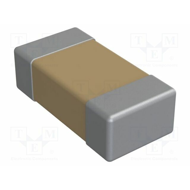 YAGEO Capacitor: ceramic; 56pF; 50VDC; C0G