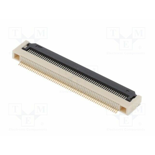 AMPHENOL Connector: FFC/FPC; gold-plated; SMT; 500mA