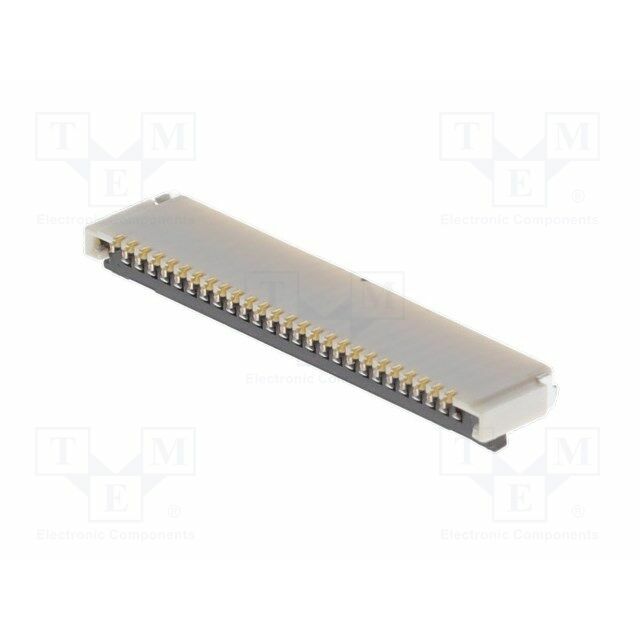 AMPHENOL Connector: FFC/FPC; gold-plated; SMT; 500mA