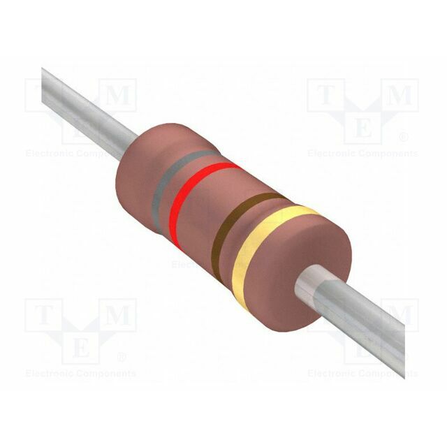 YAGEO Resistor: metal film; 820Ω; THT