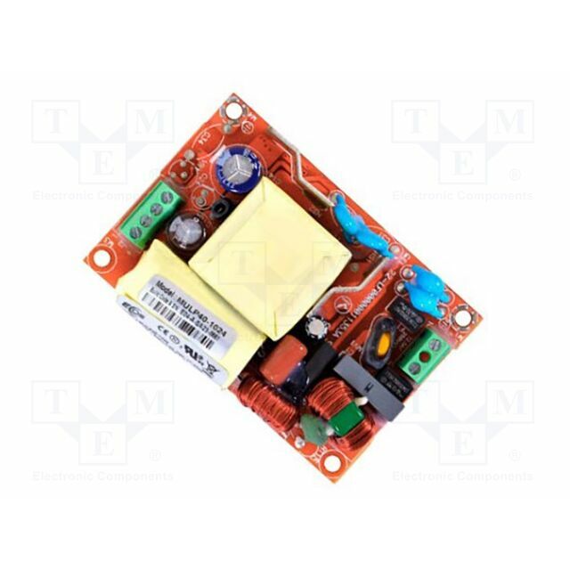Power supply: switching; AC/DC,open; 40W