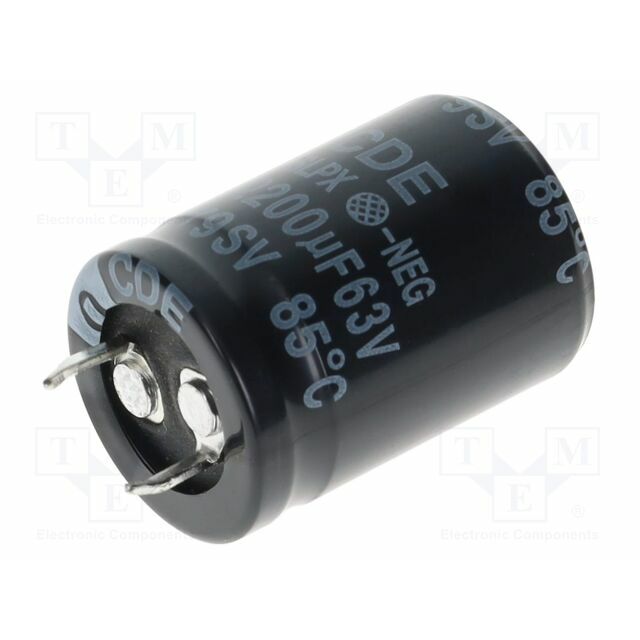 Knowles Corporation Capacitor: electrolytic; SNAP-IN; 2
