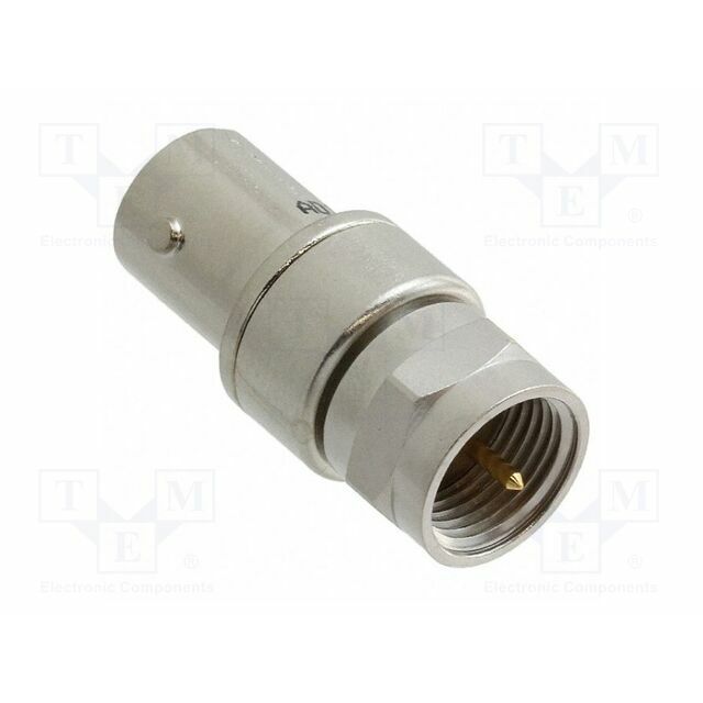 Adapter; BNC; 75Ω; Plating: nickel,gold