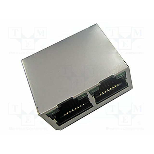 ABRACON Connector: RJ45; shielded,EMI; green