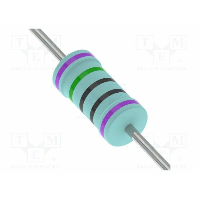 YAGEO Resistor: metal film; 750Ω; 250mW