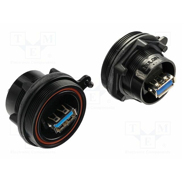 BULGIN Connector: USB A; socket; female