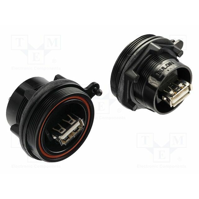BULGIN Connector: USB A; socket; female