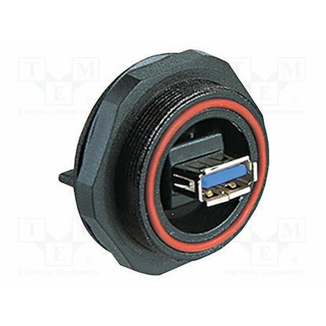 BULGIN Socket; Buccaneer; for panel mounting