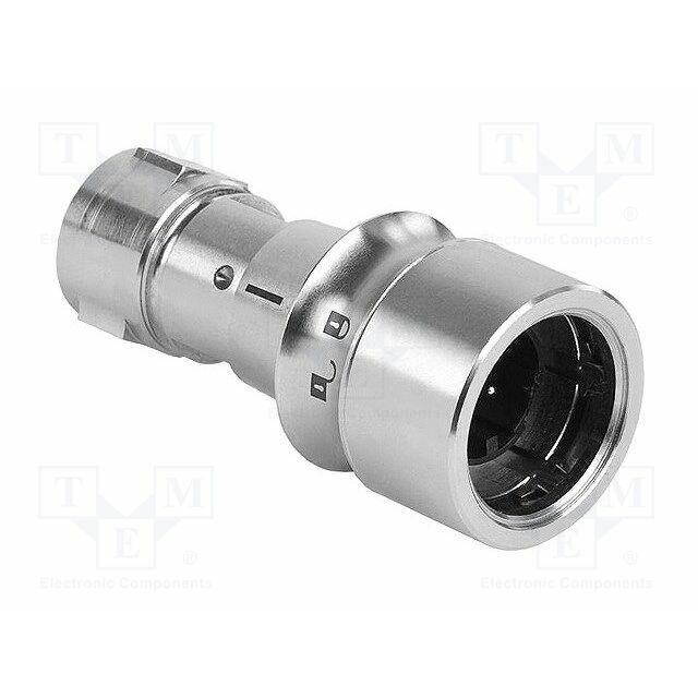 BULGIN Connector: circular; plug; female; PIN: