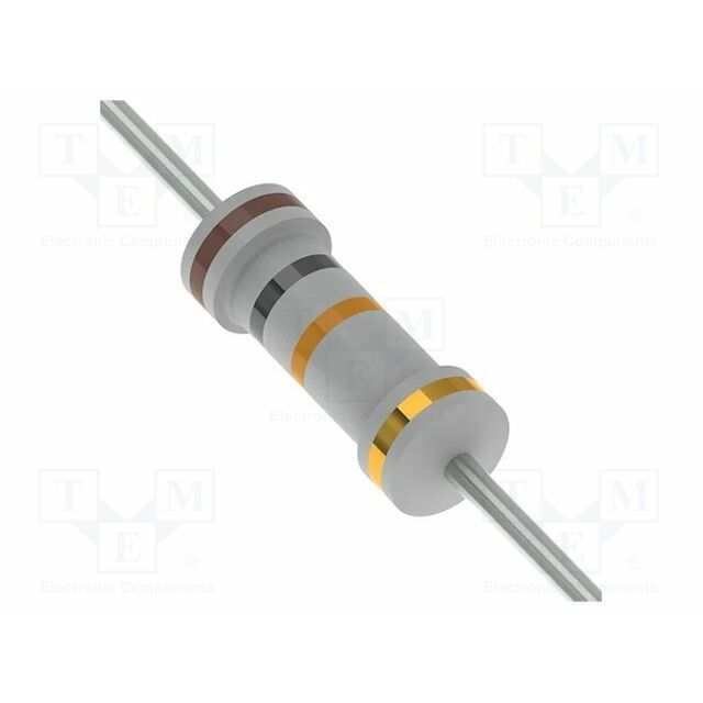 YAGEO Resistor: metal oxide; 10kΩ; THT