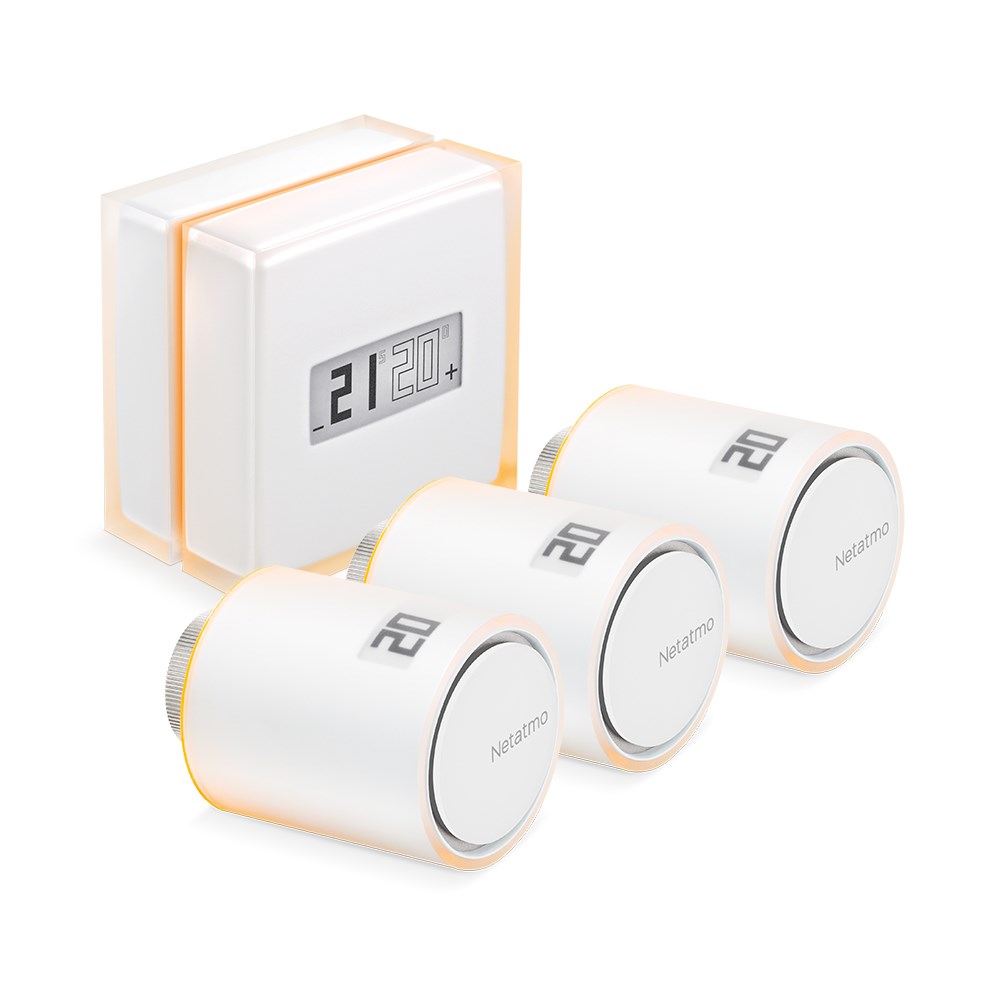 Netatmo Pack: Smart Thermostat + 3