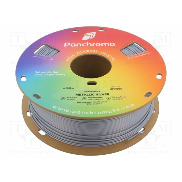 POLYMAKER Filament: PLA; 1.75mm; metallic