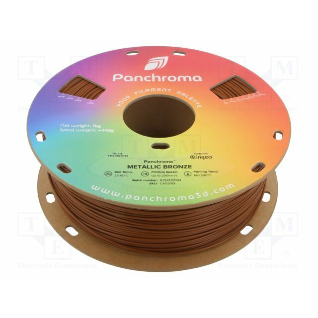 POLYMAKER Filament: PLA; 1.75mm; metallic