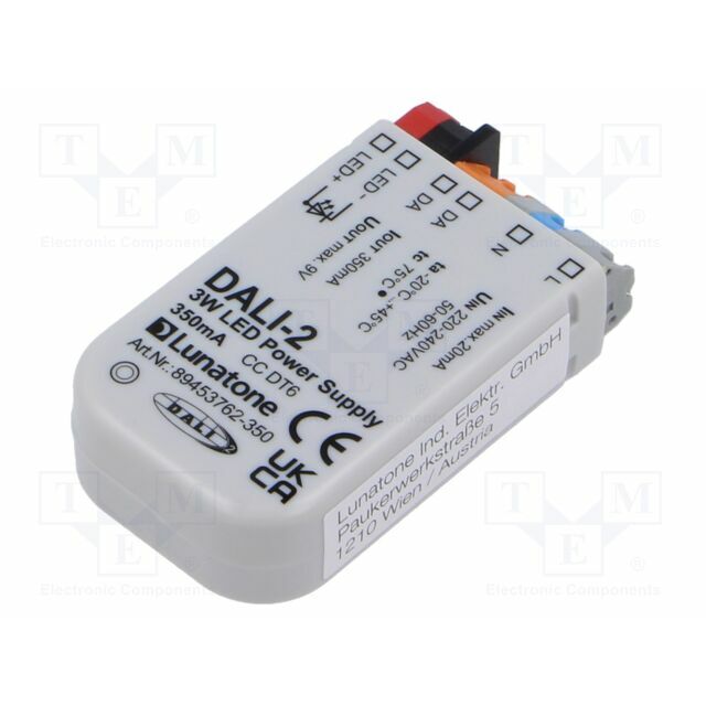 Lunatone Power supply: controller; LED; DALI