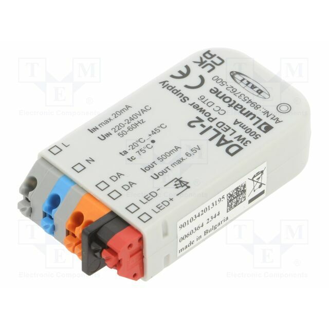 Lunatone Power supply: controller; LED; DALI