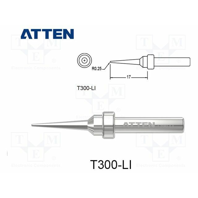ATTEN Tip; conical,elongated; 0.5mm