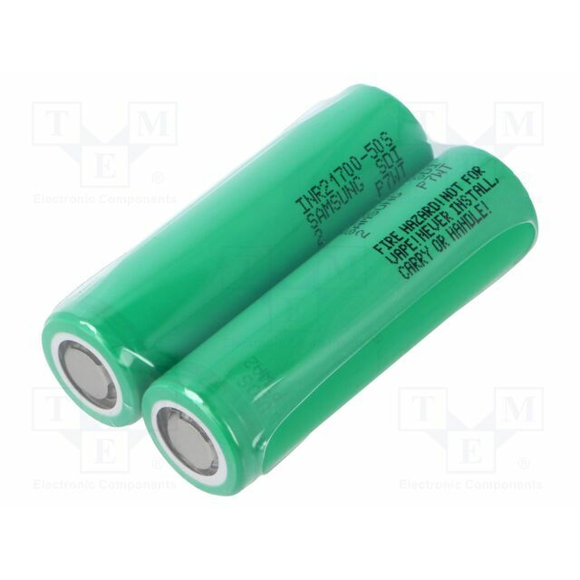 SAMSUNG SDI Re-battery: Li-Ion; 21700; 5000mAh