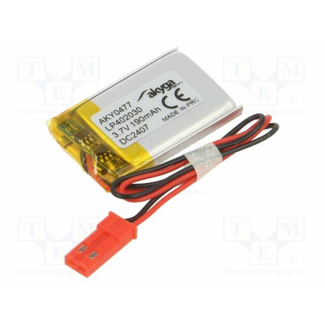 AKYGA BATTERY Re-battery: Li-Po; 190mAh; 3
