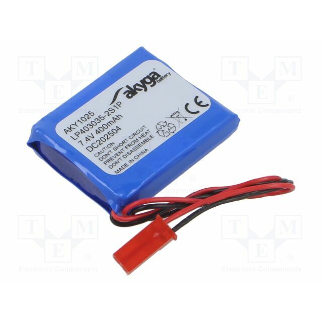 AKYGA BATTERY Re-battery: Li-Po; 400mAh; 7