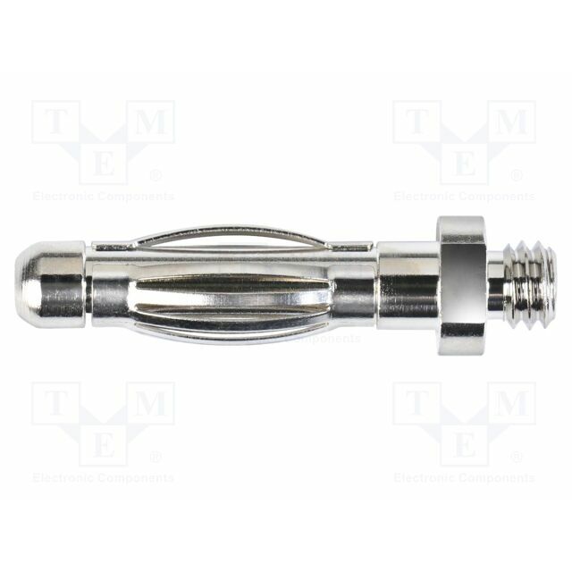 SCHUTZINGER Laboratory connector: 4mm banana; plug