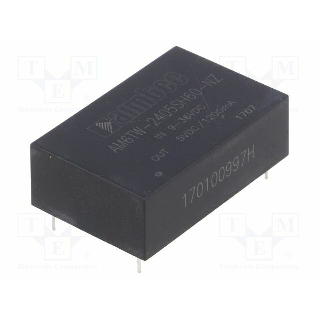 AIMTEC Converter: DC/DC; 6W; Uin: 9÷36VDC