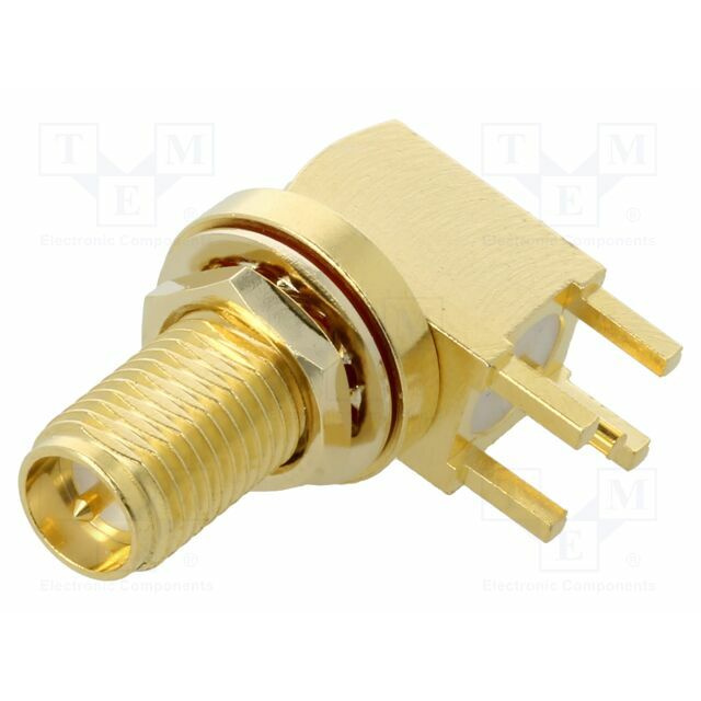 GCT Connector: RP-SMA; socket; male; angled