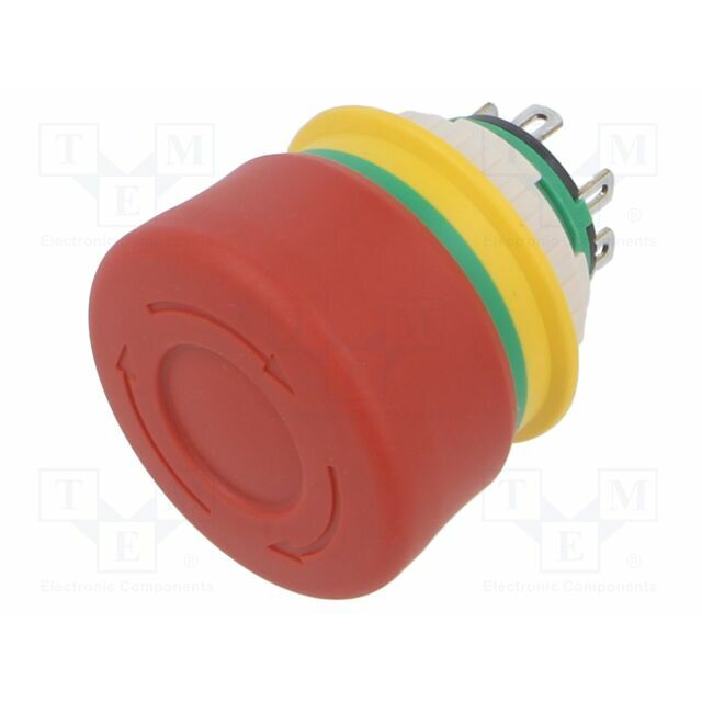 IDEC Switch: emergency stop; 16mm; Stabl