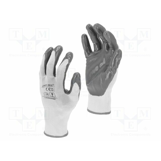 LAHTI PRO Protective gloves; Size: 9