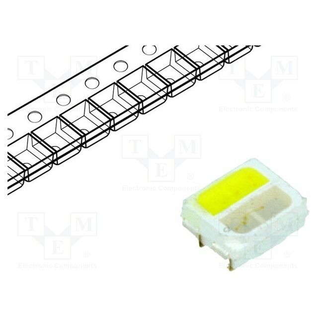 OPTOSUPPLY LED; white/blue; SMD; PLCC4; 2