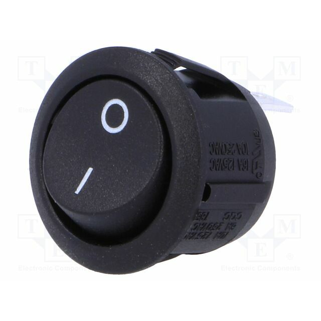 SCI ROCKER; SPST; Pos: 2; OFF-(ON)