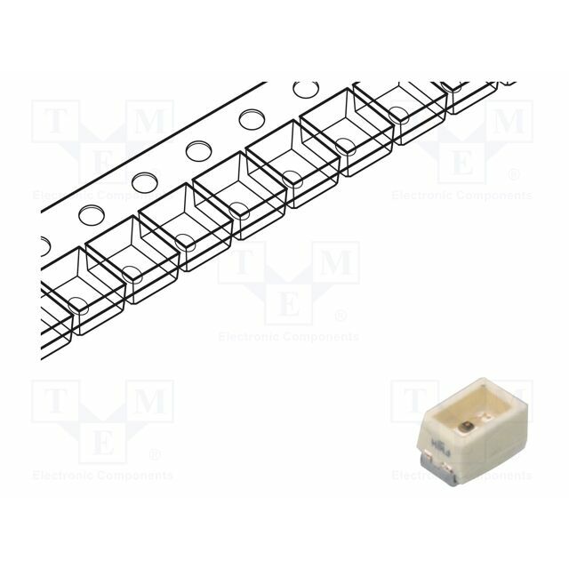 Ams OSRAM LED; orange; SMD; 0