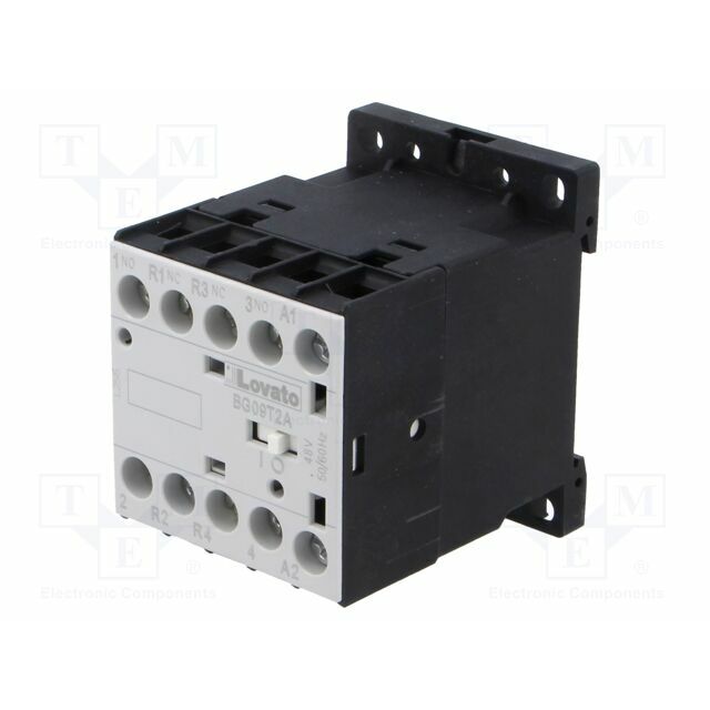 LOVATO ELECTRIC Contactor: 4-pole; NC x2